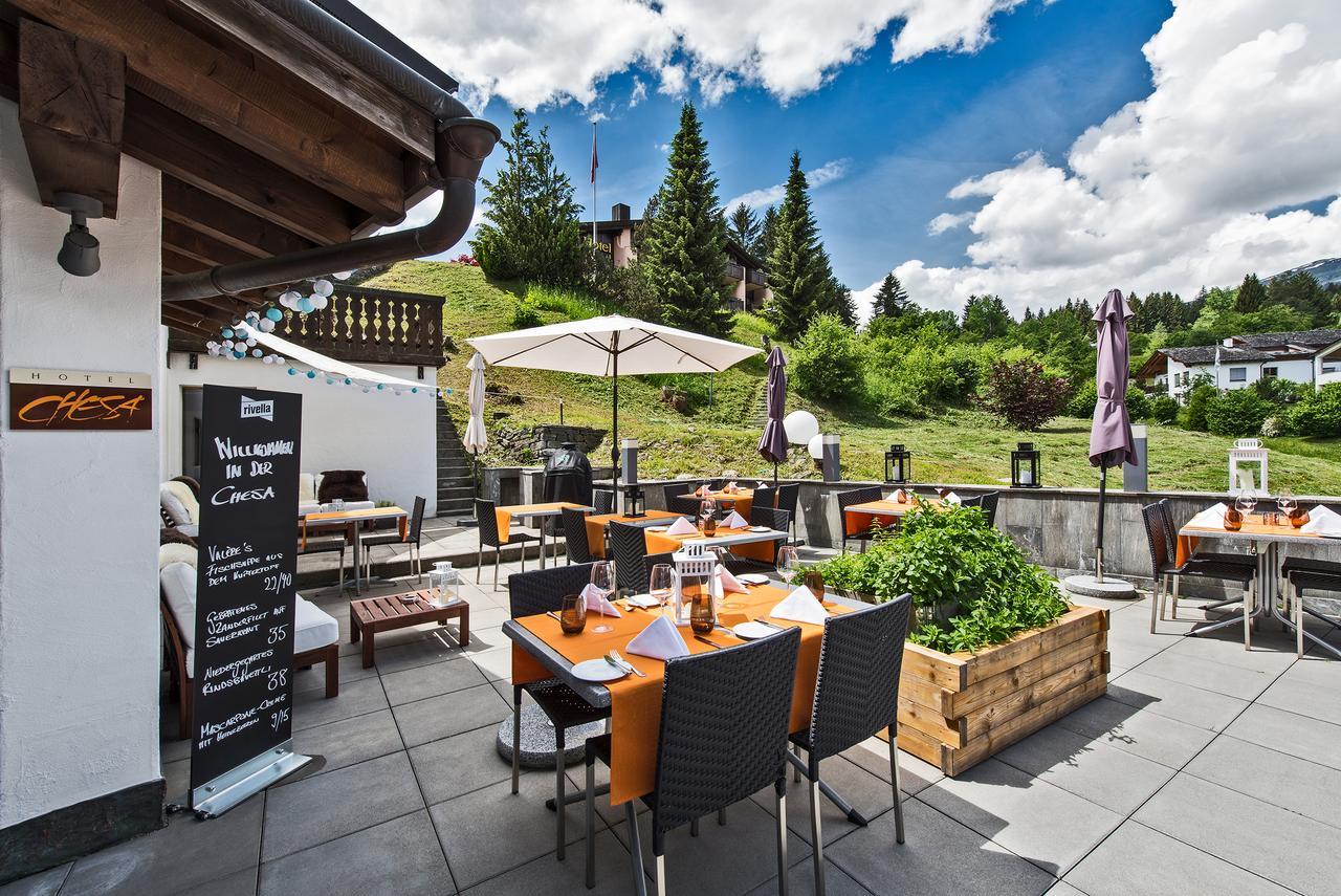 Hotel Restaurant Chesa Flims Bagian luar foto